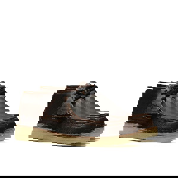 Clarks Originals Desert Nomad Leather Men's Dark Tan Shoes