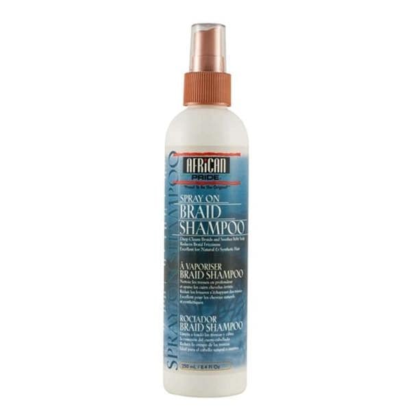 Shampooing spray African Pride pour tresses et coiffures protectrices