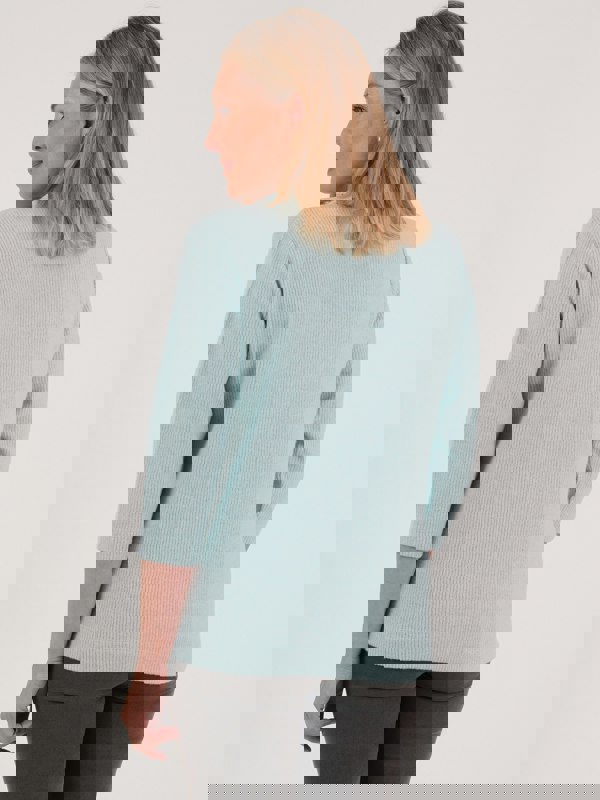 PennyPlain Ribbed Cowl Top - Mint