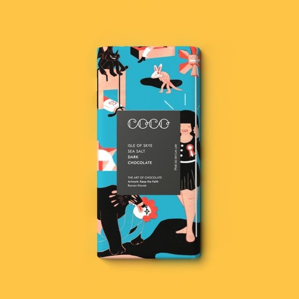 Coco Isle of Skye Sea Salt Dark Chocolate