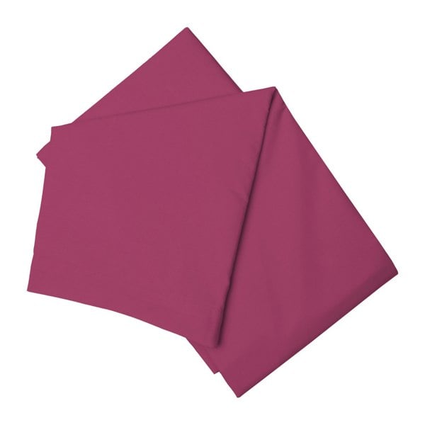 Belledorm Easycare Percale Flat Sheet - Fuchsia