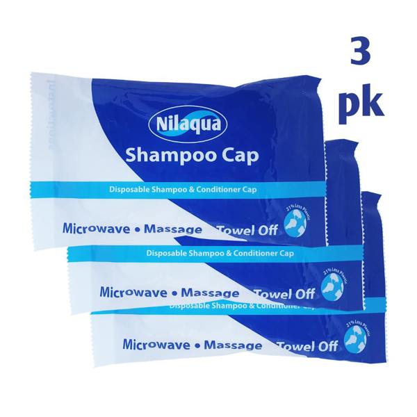 3pk shampoo caps