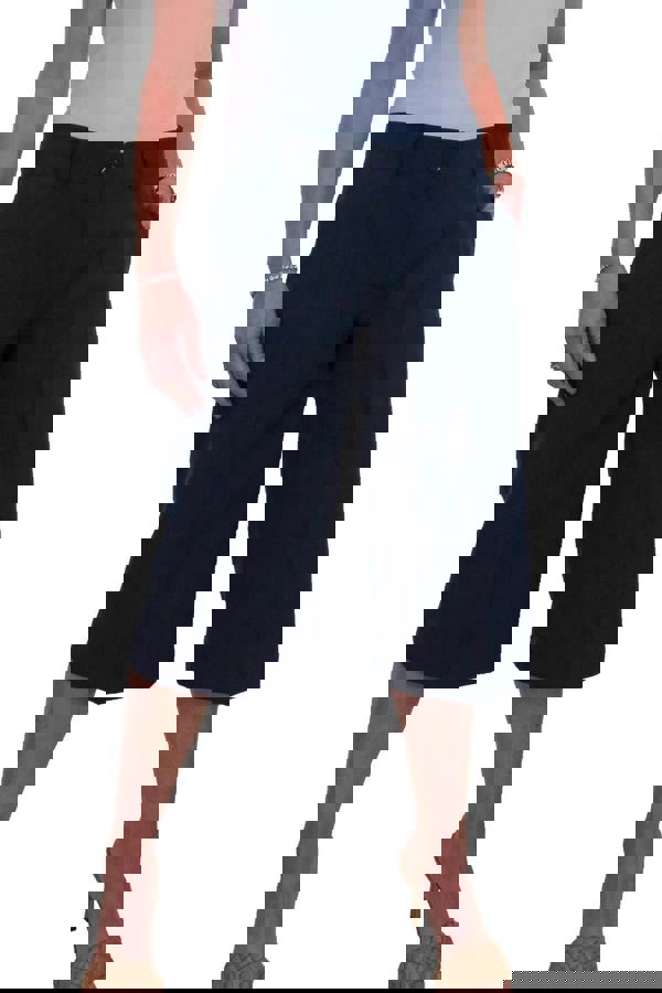 Paulo Due Women's Smart Cropped Leg Culotte Trouser