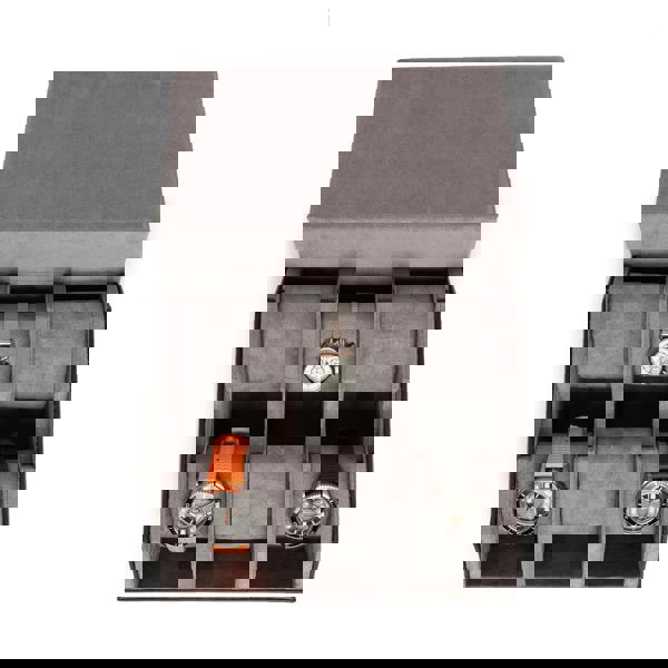 Kennett 6 Piece Hexagon Watch Case Black PU Leather Kennett Great Britain