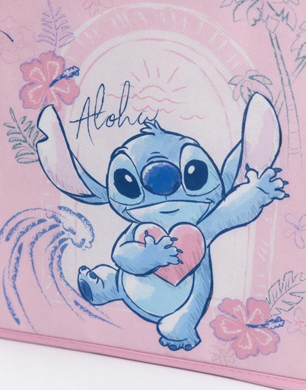 Lilo & Stitch Girls Pink Character Storage Cube Twin Pack (One Size)