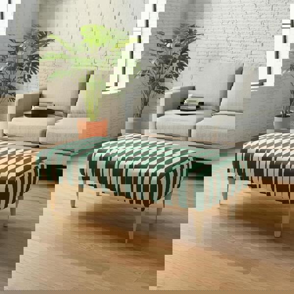 Sleek fixed-top bedroom seat enhancing modern bedroom interiors