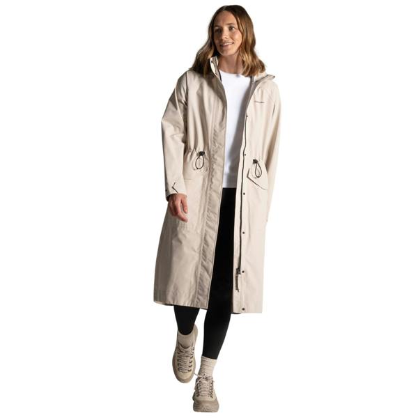 Craghoppers Womens/Ladies Naima Waterproof Jacket - Oyster - 