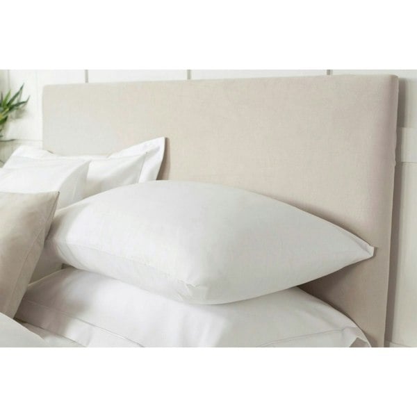 Belledorm Faux Suede Plain Headboard Cover - Linen