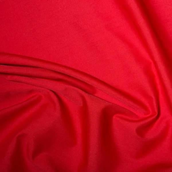 Minerva Core Range Premium Polycotton Dressmaking Fabric per metre, 112.5cm / 44" Wide - Red