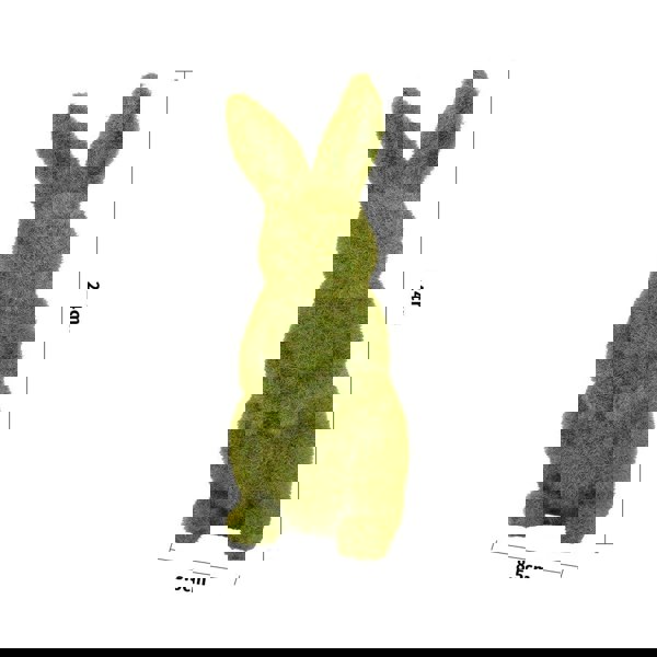 Moss Standing Bunny Rabbit Easter Garden Home Decoration Garden Ornaments Living and Home