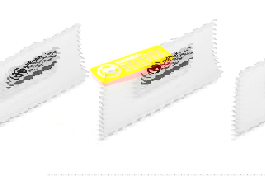 Durable CLICK FOLD Recycled Magnet Name Tag Badge Holders | 10 Pack | 40 x 75mm