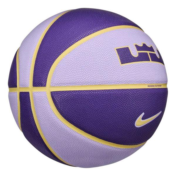 Nike LeBron Two Tone Basketball - Hydrangea Purple/Gold/Purple - 