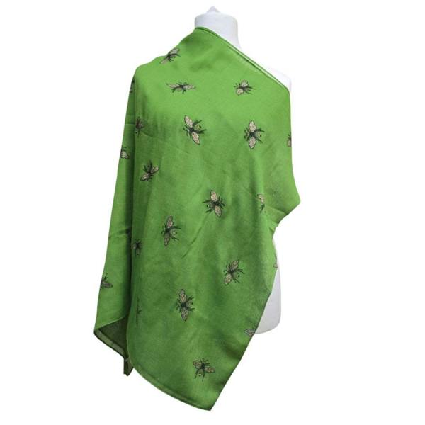 Love EMVY Lightweight Glitter Bee Scarf