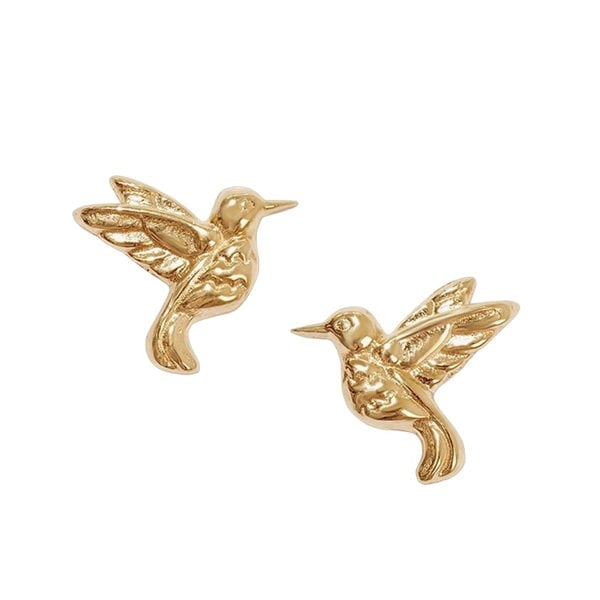 Gold Trip Hummingbird Earrings