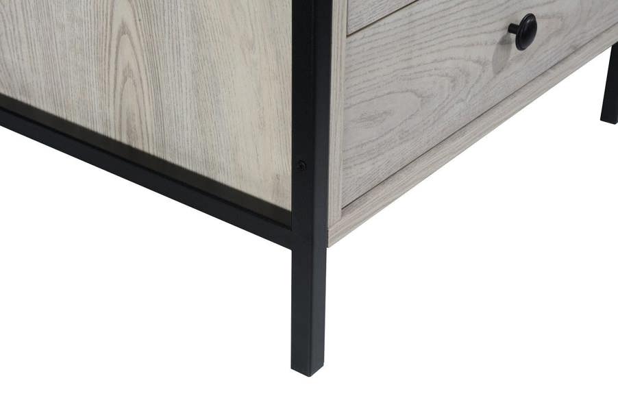 Timber Art Design Zahra Bedside Table Cabinet Bedroom Furniture Nightstand 3 Drawer