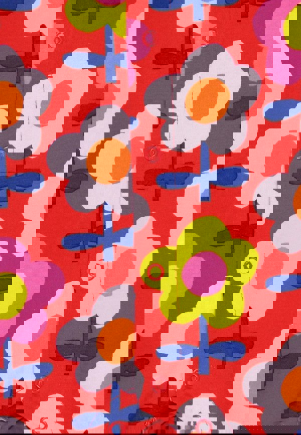 Organic Pink Flower Print Sleepsuit - Toby Tiger