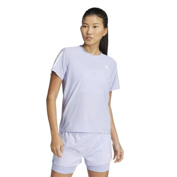 Adidas Womens/Ladies Own The Run T-Shirt - Violet - 