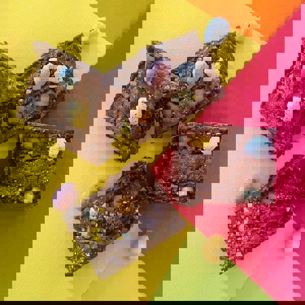 CHOC ON CHOC Mini Egg Chocolate Brownies