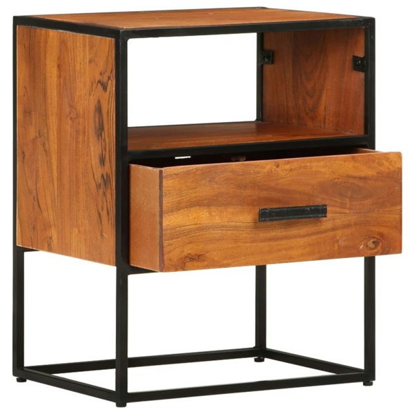 Berkfield Bed Cabinet 40x30x50 cm Solid Acacia Wood