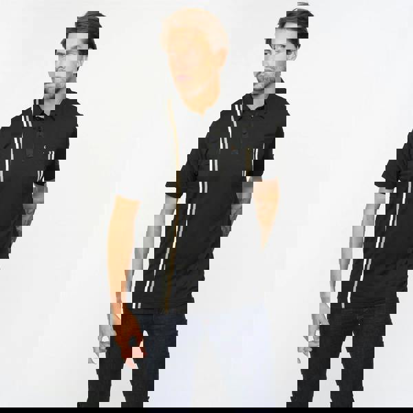 Gabicci G55X05 Short Sleeve Jersey Shirt Gabicci Classic BLACK