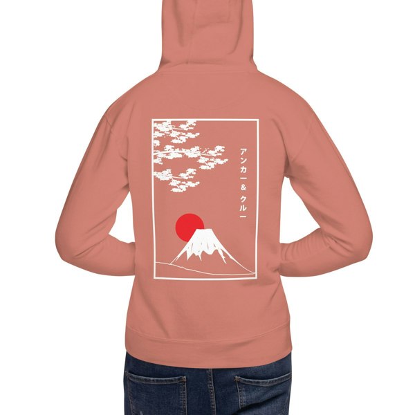 ANCHOR & CREW Mount Fuji Landmark Cotton Blend Hoodie