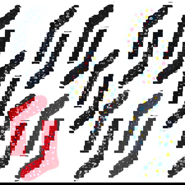 Jemsox 5-Pack Spots & Circles – Organic Cotton Socks