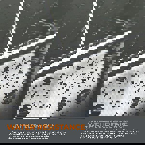 Elegant Dark Grey Glossy 3D Sticker Tile 30.5 x 30.5cm - 6 pcs