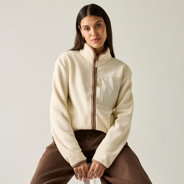 Regatta Womens Frankie Full Zip Fleece - Light Vanilla/Mocha