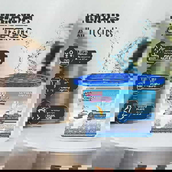 MANTRARAJ 500ml Interior Dehumidifier Disposable To Stop Damp Mould Mildew Moisture Absorber