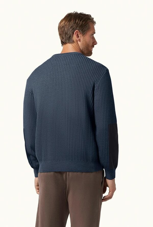 Paul & Shark Tech Wool Crewneck Sweater with Typhoon® Platinum Details