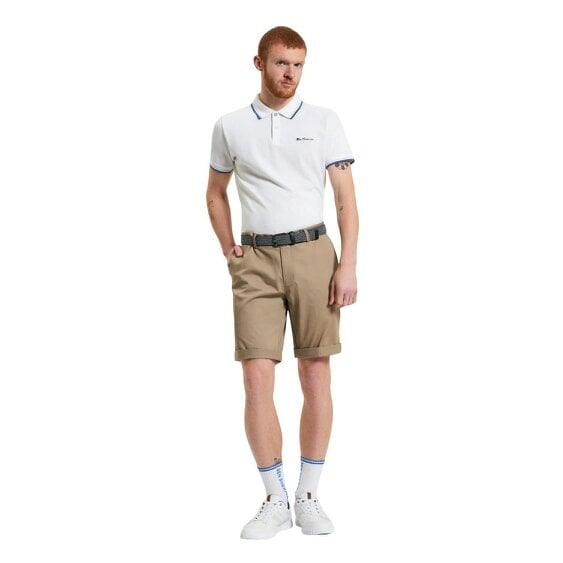 Ben Sherman Mens Signature Chino Shorts - Stone