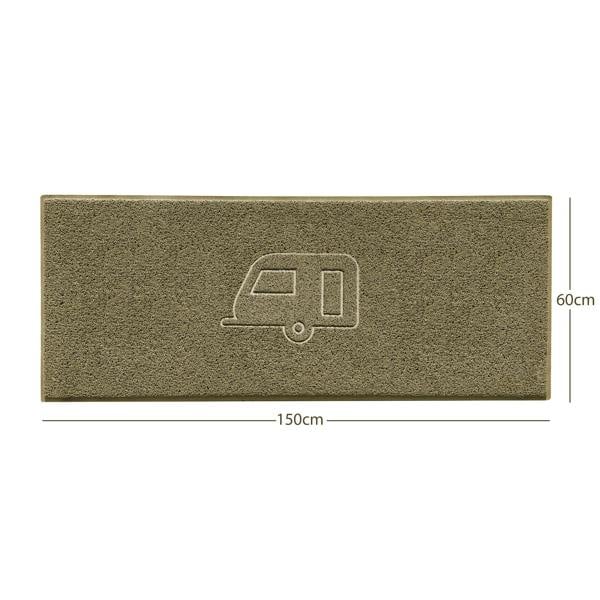 Nicoman "Caravan" Grey Spaghetti Door Mat