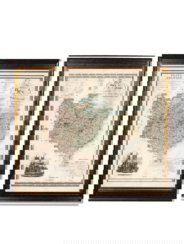 Exceptional Art c.1830 County Maps of England