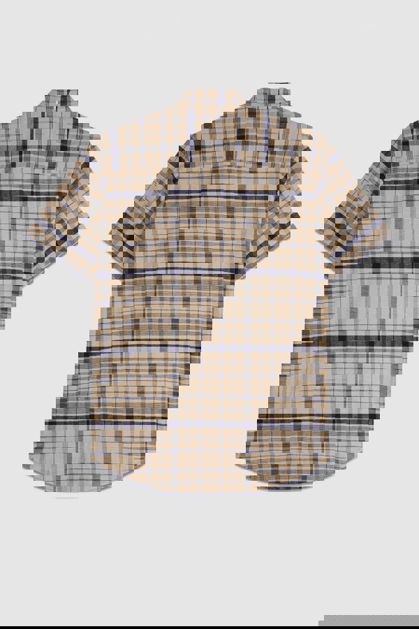 ENORSIA Mens Button Down SS Oxford Shirt