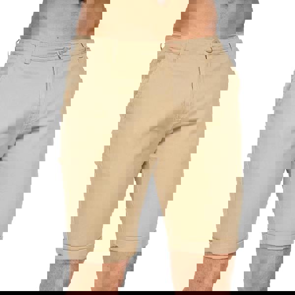 Crosshatch Mens Sinwood Chino Shorts - Sand