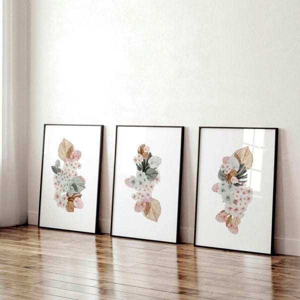 Colorful painting for wall | set of 3 wall art prints for office