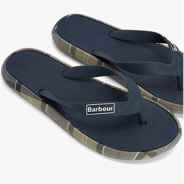 Barbour OAKDALE Toe-Post Sandals   in  Blue