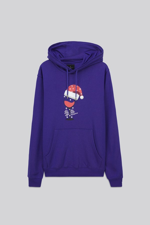 ENORSIA Mens Christmas Graphic Hoodie