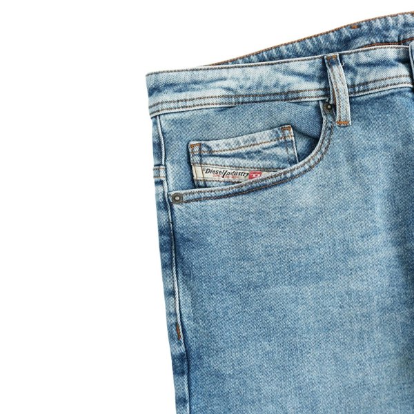 Diesel Safado-X Straight Fit Denim Jeans - Light Blue