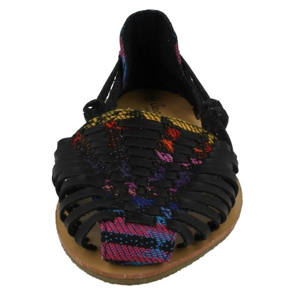 Savannah Ladies Savannah Flat Weave Ballerinas
