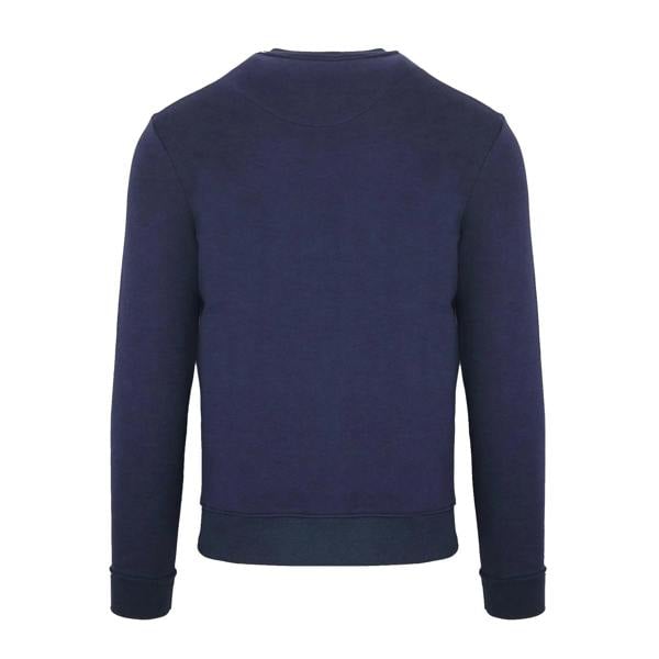 Aquascutum Mens Logo Crew Neck Sweatshirt - Navy - 