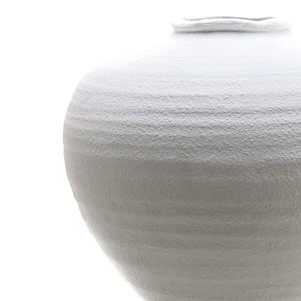 Wyld Haus Sagebloom Large Matt White Ceramic Vase