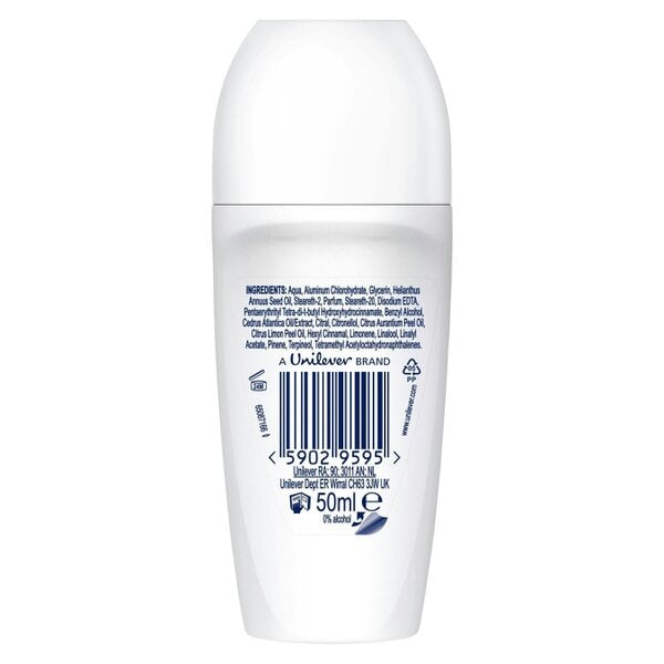 Dove Citrus Fresh Anti-Perspirant Roll On 50 ml, 48H Sweat & Odour Protection