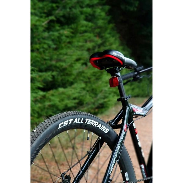 Basis Beacon E-MTB Electric Mountain Bike, 27.5" Wheel, 16" Frame - Black/Red