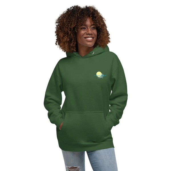 ANCHOR & CREW Santorini Landmark Cotton Blend Hoodie