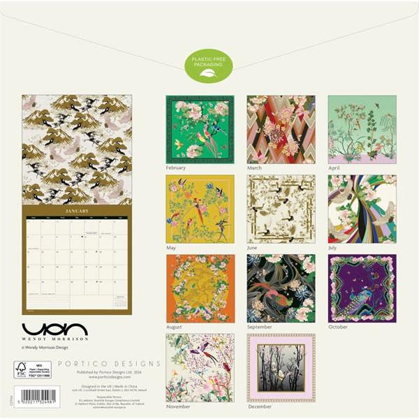Wendy Morrison Calendar 2027, Wall Calendars, Month To View, Art, Gift