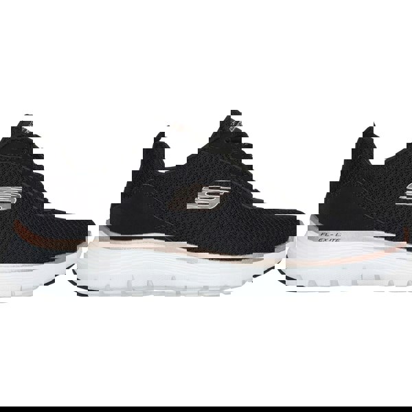 Skechers Flex Appeal 5.0 Uptake Women's Trainers in Black/Rose Gold