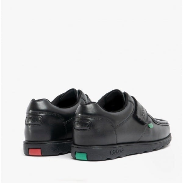 Kickers 114226 FRAGMA STRAP Boys School Shoes Black