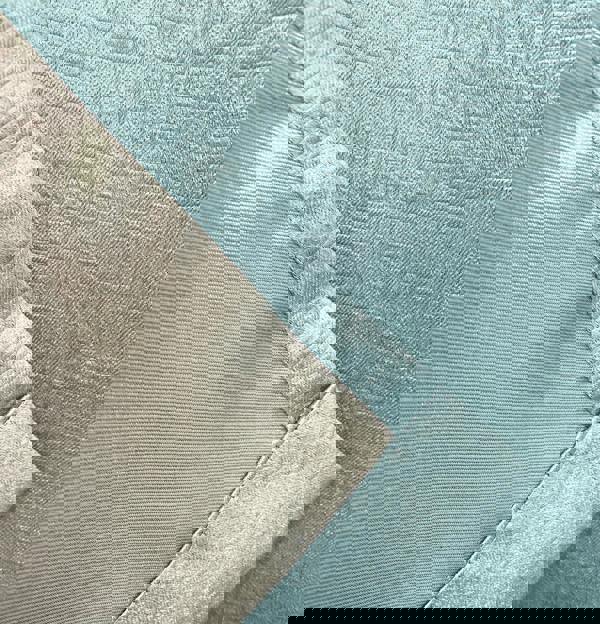 Enhanced Living Sky Blue Plain Textured Thermal Room Darkening Energy Saving Pair of Curtains For Bedroom & Living Room