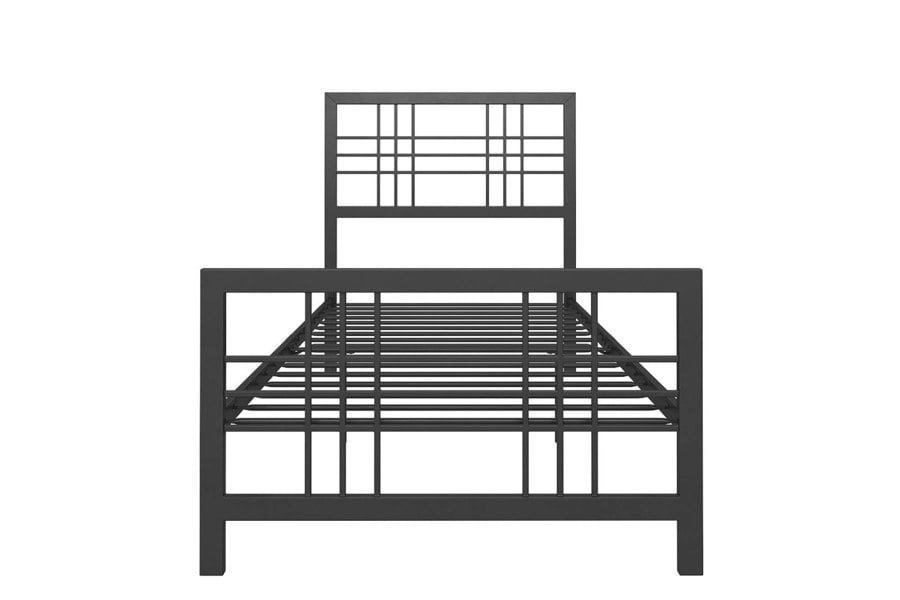 Dorel Home Burbank Metal Bed Black - Single
